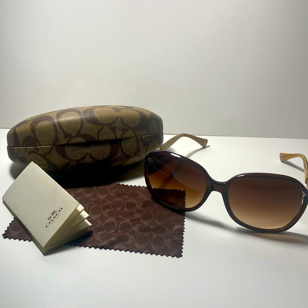 Coach sunglasses with case